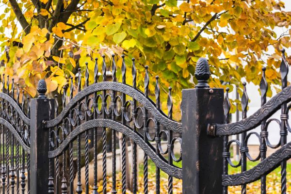 Wrought Iron Fence Washing in South Bend