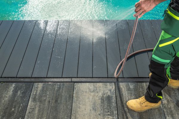Pool Area Pressure Cleaning in South Bend