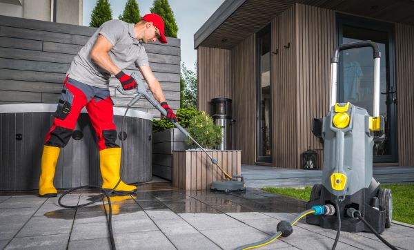 Concrete Patio Washing in South Bend