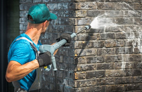 Brick Wall Washing in South Bend