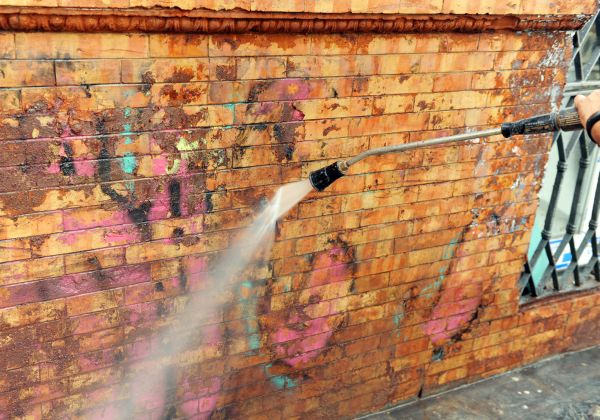 Brick Graffiti Cleaning in South Bend